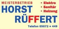 Meisterbetrieb - Horst Rüffert - Elektro Heizung Sanitär